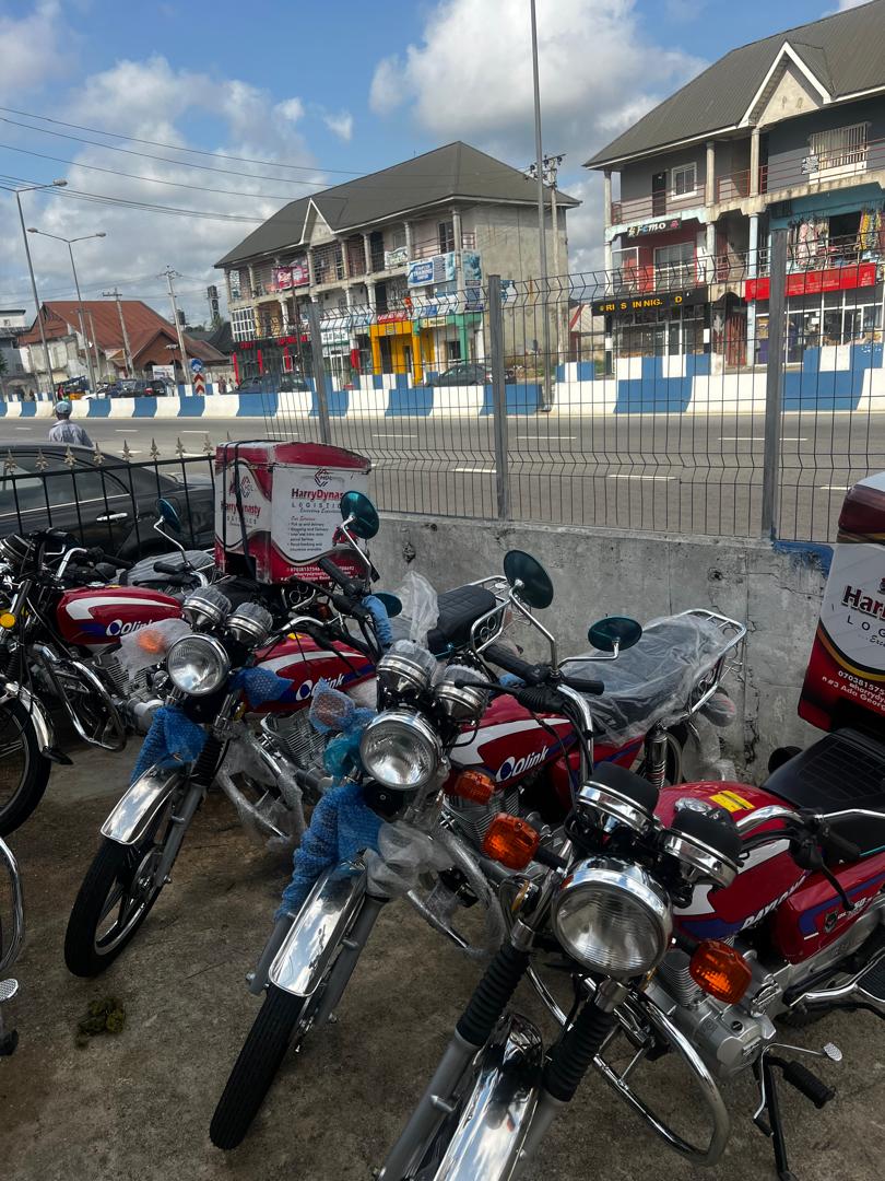 Harry Dynasty delivery bikes ready for dispatch